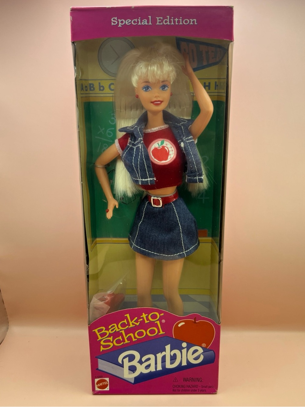 1996 Barbie Back to School Doll Special Edition Mattel #17099 Toy NRFB 90’s NIB